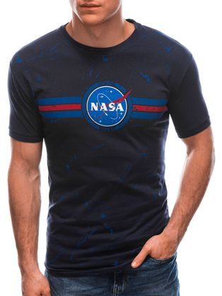 Granátové tričko s nápisom Nasa S1760
