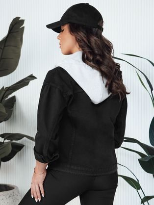Unikátna dámska čierna bunda Ferti