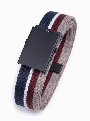 Látkový trendy granátový opasok A649