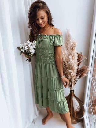 Bavlnené zelené šaty Summer breeze