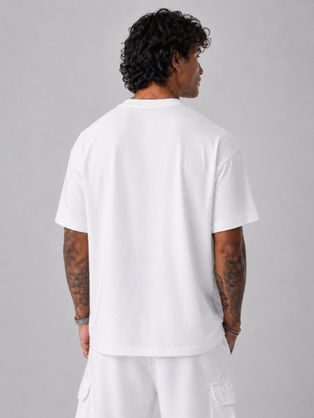 Čierne oversize tričko s nápisom wild