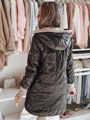 Trendy dámska béžová parka Tilan