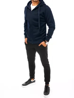 Trendy tmavo modré nohavice s pružným pásom V3 PACP-0116