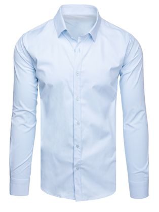 Elegantná jasno modrá pánska košeľa