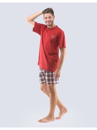 Nádherné červené krátke pyžamo Albert