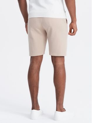 Tmavo modré chinos kraťasy V1 SRCS-0127