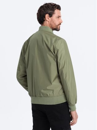 Trendy béžová bomber bunda V2 JANP-0153