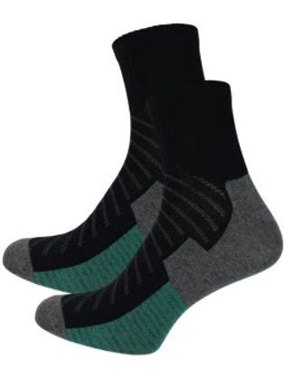 Čierno-zelené pánske ponožky Active