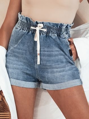 Dámske modré rifľové kraťasy vo voľnom štýle Easy Breeze