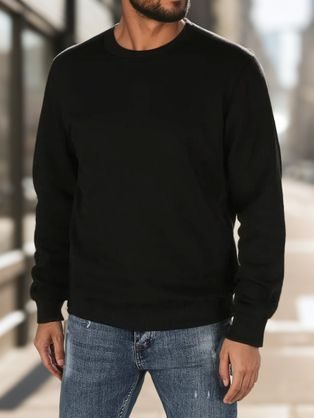 Pánska biela mikina s výrazným nápisom V1 SSPS-0156