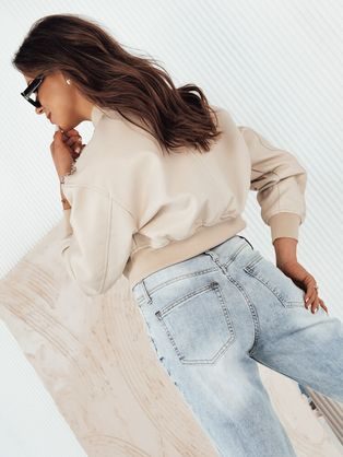 Prekrásna dámska čierna koženková bunda Ager