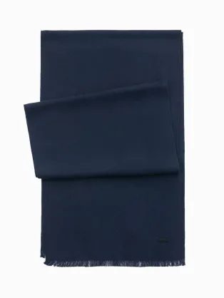 Trendy pletený šedý pánsky šál V2 ACSF-0119