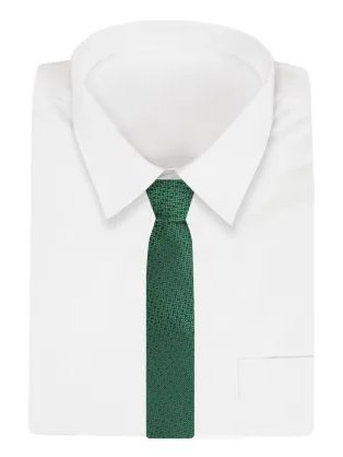 Štýlová zeleno-modrá pánska kravata Alties