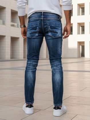 Atraktívne čierne rifle s dierami