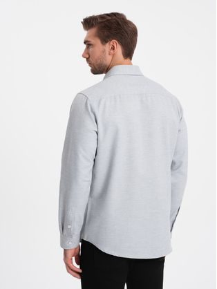 Khaki bavlnená košeľa s potlačou