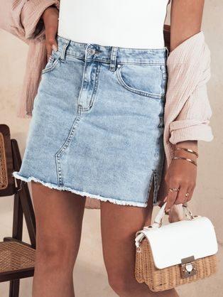 Jedinečná modrá rifľová sukňa Urban Queen