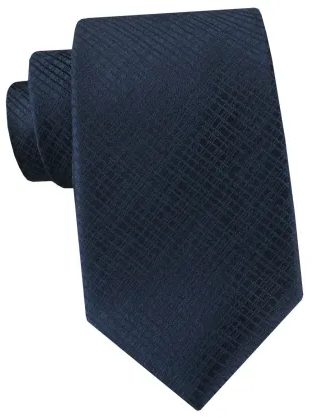 Tmavomodrá elegantná kravata pre pánov