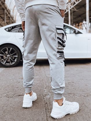 Pánske zelené kapsáčové joggery