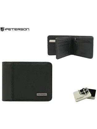 Štýlová čierna pánska peňaženka