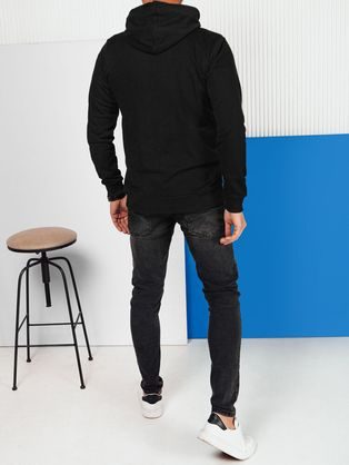 Trendy béžová pánska mikina s nápisom