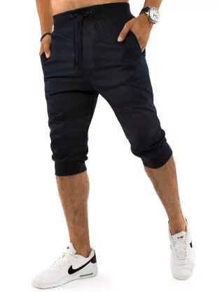 Modré pánske kraťasy na leto
