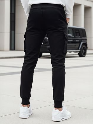 Moderné kapsáčové modré joggery