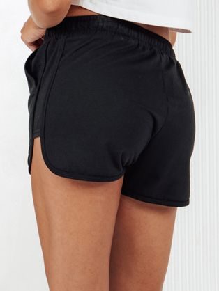 Krásne dámske čierne teplákové kraťasy Go Sport