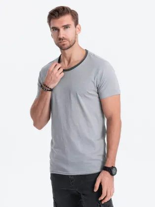 Pohodlné šedé tričko S1385