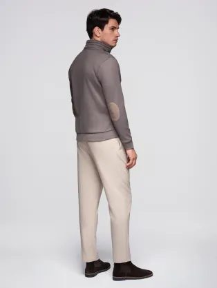 Pohodlná trendy béžová polokošeľa V5 TSCT-0156