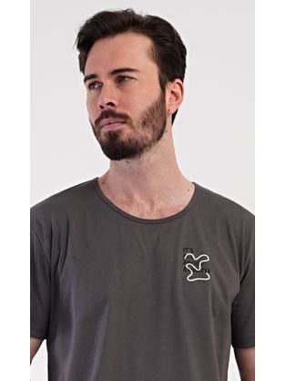Tmavomodré krátke pánske pyžamo Surf