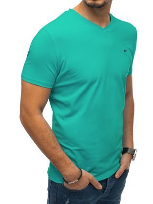 Trendové svetlomodré tričko s nápisom S1710