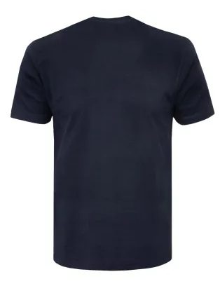 Trendy čierne tričko so vzorom