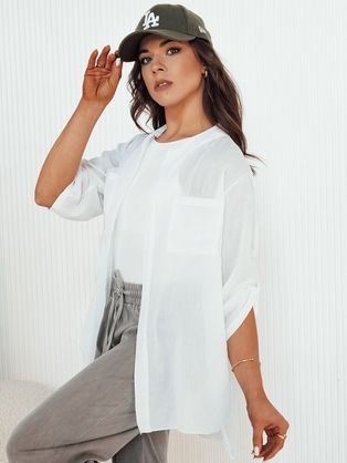 Oversize jeansová košeľa modrá