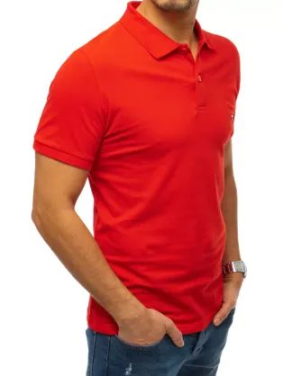 Polokošeľa v červenej farbe