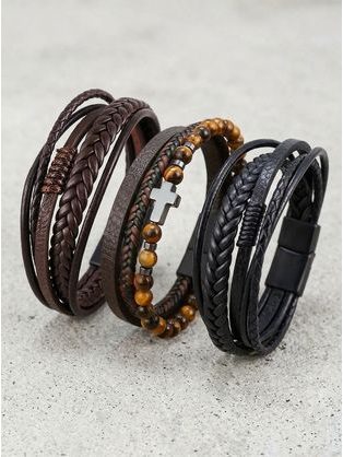 3 elegáns karkötőből álló készlet
