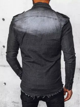 Elegantná vzorovaná granátová košeľa
