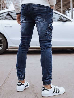 Nadčasové modré pánske joggery