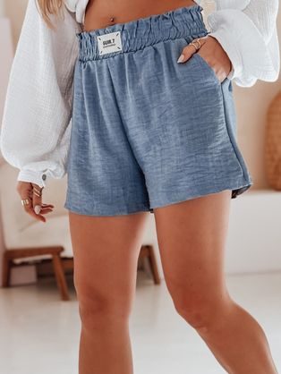 Modré pohodlné dámske kraťasy