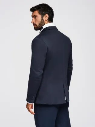 Trendy šedá elegantná vesta V3 BLZV-0112