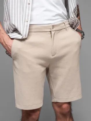 Pieskové chino pánske kraťasy V3 SRCS-0149