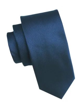 Tmavomodrá pánska kravata s mikro vzorom