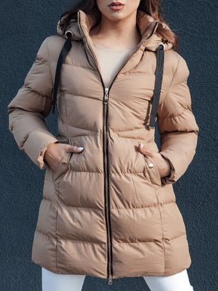 Dámska zimná tmavobéžová bunda Gabrielle