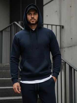 Béžová mikina bez kapucne s potlačou Denim