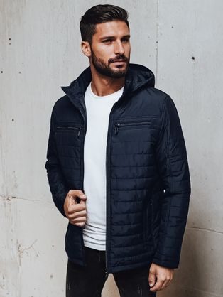 Prechodná módna granátová bunda s kapucňou