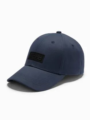 Trendy tmavo modrá šiltovka s nášivkou V3 ACCS-0104
