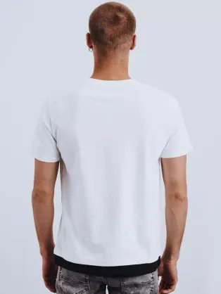 Jedinečné biele tričko s nápisom