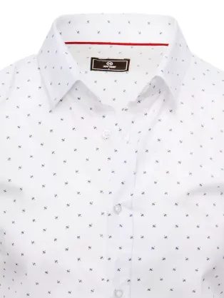 Nádherná granátová košeľa so vzorom