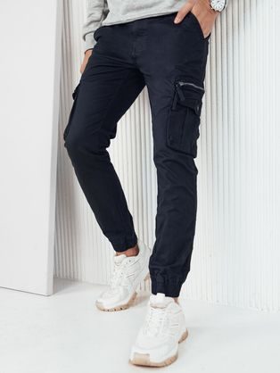 Moderné kapsáčové modré joggery