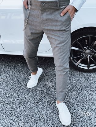 Trendy grafitové pánske nohavice