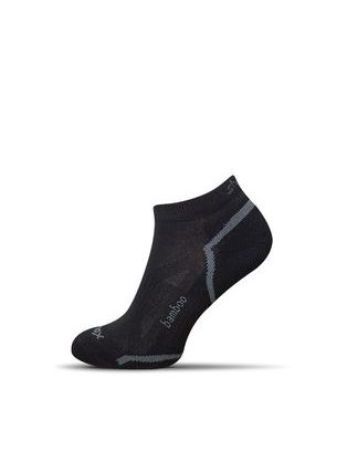 Členkové bambusové pánske ponožky v čiernej farbe